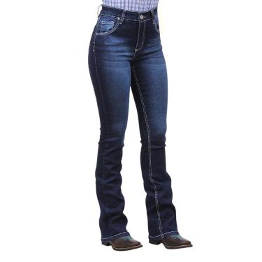 Imagem de Calça Feminina Azul Escuro Flare Dock`s 37474