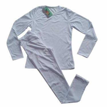 Imagem de Conjunto Térmico Blusa Manga Longa e Legging Flanelada Segunda Pele Fr