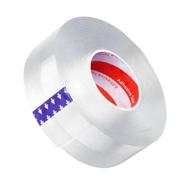 Imagem de aqxreight Fita Nano, Fita Adesiva de Montagem Dupla Face Resistente, Lavável e Removível Com Alta Viscosidade, para Paredes Internas e Externas, Cozinha, Banheiro, Fixação de Carpete, (Transparente)