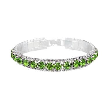 Imagem de Pulseiras Femininas De Prata Esterlina 925 Com Zircônia AAA Cristal Au