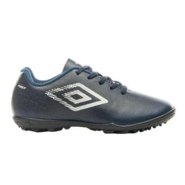 Imagem de Chuteira Umbro Masculino Society Fast 39 - Marinho e Branco-Masculino