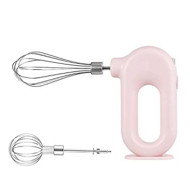 Imagem de Batedor Elétrico de Ovos H-D01 Recarregável Mixer Portátil Manual Alimentos 4 Para Bolo Ovo Creme com Varinha Aço Inoxidável