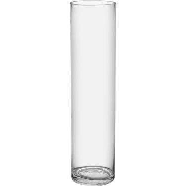 Imagem de VASO DECORATIVO ENFEITE PLAIN VIDRO 60x15x15cm TRANSPARENTE