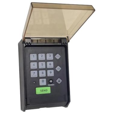 Imagem de JituiChan Teclado abridor de portão Ghost para teclado sem fio premium Ghost Control para abridor automático de portão fantasma, com capa removível à prova de intempéries, modelo AXWK