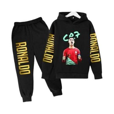 Imagem de Conjunto De Agasalho Infantil Com Estampa Do Ronaldo, Moletom E Calças