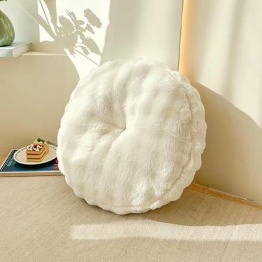 Imagem de Almofada redonda para cadeira, almofadas macias para cadeiras de sala de jantar, escritório, café, almofada de meditação para sofá de sala de estar e quarto.