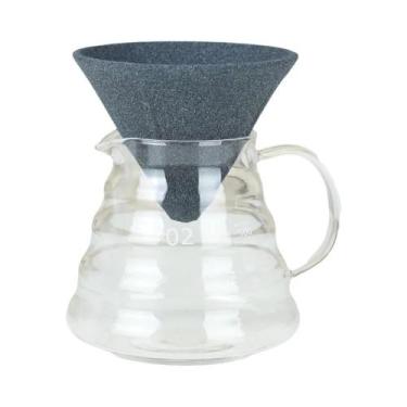Imagem de Filtro De Café Cerâmico Microporoso Reutilizável, Copo De Gotejamento 