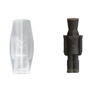 Imagem de Molde De Silicone Para Velas De Soldado Com Barba Gorda, Ferramenta De