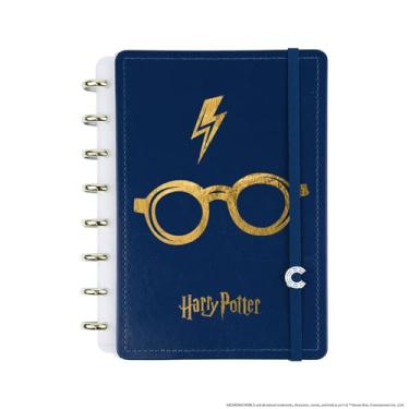 Imagem de Caderno Inteligente, Pequeno, Harry Potter Azul, 140x200 mm, 80 Folhas off white