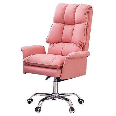 Imagem de Cadeira de mesa de escritório, cadeira de mesa ergonômica para computador com suporte lombar, cadeira de estudo giratória executiva com encosto alto, cadeiras de tarefas com braços, altura ajustável