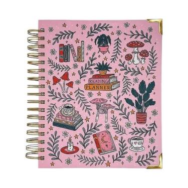 Imagem de Diário De Leitura Para Amantes De Livros, Planejador, Registros De Est
