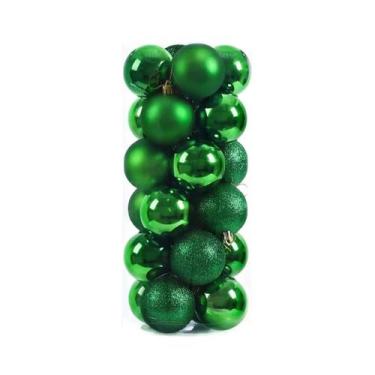 Imagem de Bolas De Natal De 6CM, 24 Peças, Enfeites Pendurados Para Decoração De