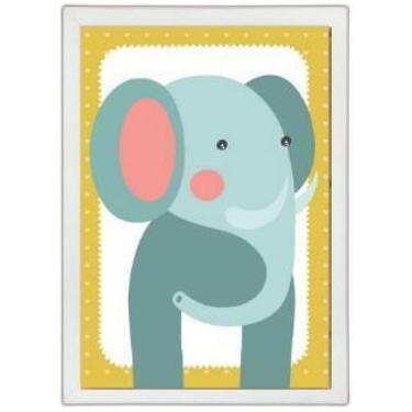 Imagem de Quadro Infantil Safari - Elefantinho 24X18Cm