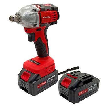 Imagem de Chave de Impacto a Bateria 20v 12 Pol 4.0ah 8.500 RPM Bivolt - Nagano