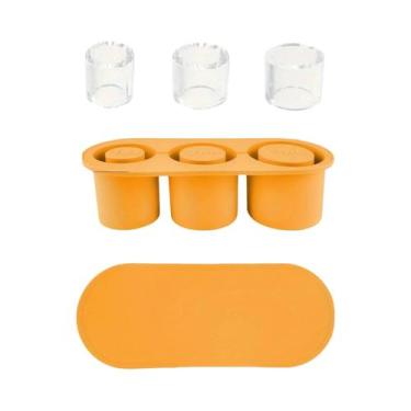 Imagem de Forma De Silicone Para Gelo Antiaderente, Moldes De Gelo Para Copos De