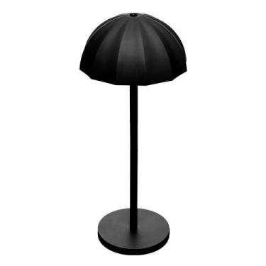 Imagem de Luminária de Mesa Led Usb Wolff Sombria 15cm 34cm Preta