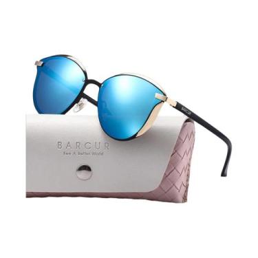 Imagem de Óculos De Sol Fashion Resistentes a UV Estilo Gato BARCUR, Presentes P