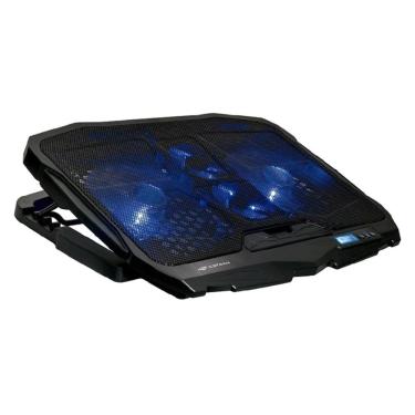 Imagem de Suporte para Notebook C3 Tech - até 17.3 - com LED - 5 Ajustes de Altura - 2 portas USB - NBC-100BK