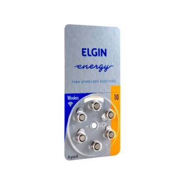 Imagem de Bateria Pilha Aparelho Auditivo 10 Pr70 1.45v Blister com 6 Elgin