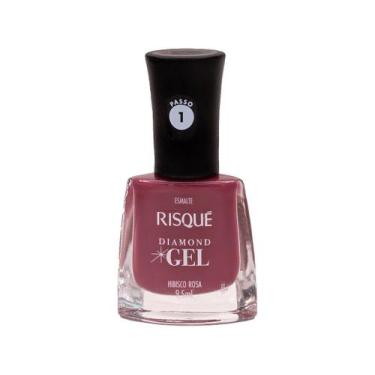 Imagem de Esmalte Risqué Diamond Gel Cor Hibisco Rosa 9,5ml, Hibisco Rosa