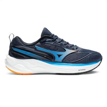 Imagem de Tênis Mizuno Space 5 Masculino, 40, Marinho, Azul claro