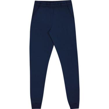 Imagem de Calça Moletom Juvenil Menina Básica Pulla Bulla Ref. 49819, Azul marin