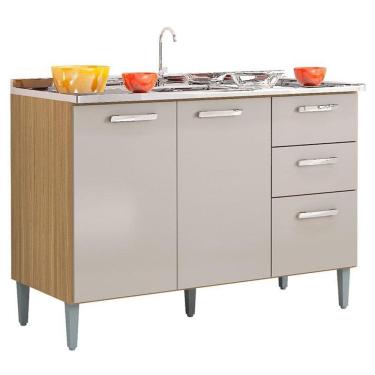 Imagem de Balcão de Pia Lavinia Damasco Off White - Poquema