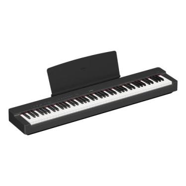 Imagem de Piano Digital Yamaha P225 Preto Com Fonte e Pedal