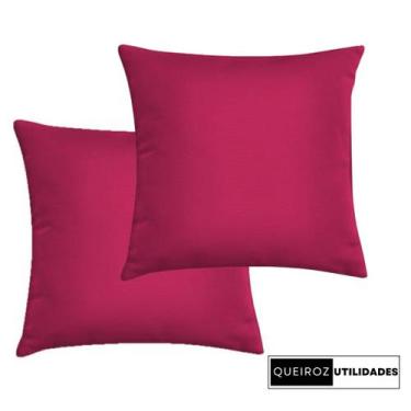 Imagem de Kit com 1 até 10 Capas de Almofadas: Pink / Rosa - 40x40 - Decorativa 