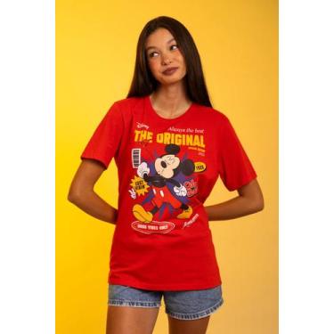 Imagem de Camiseta Disney Mickey The Original, GG, Vermelho