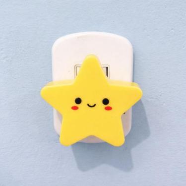 Imagem de Luminária Noturna Estrela LED Colorida Quarto Infantil Decoração 1W Bi