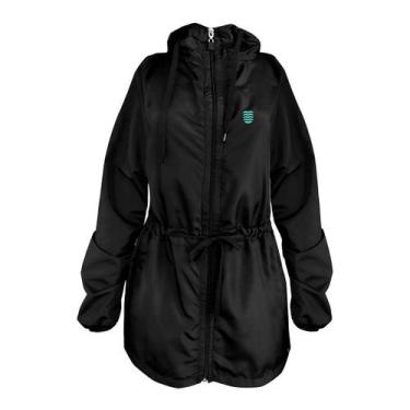 Imagem de Parka Corta Vento Feminina Plus Size WSS Icon Surf - WSS BRASIL, Azul,