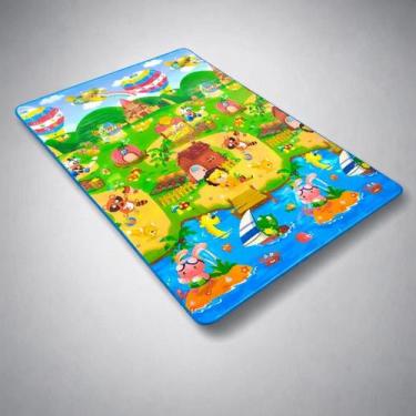Imagem de Tapete Infantil Dobrável 180x117cm Térmico com Bolsa Portátil - Genéri