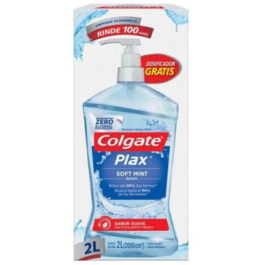 Imagem de Enxaguante Bucal Colgate sem Álcool Plax Soft Mint - 2L