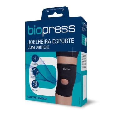 Imagem de Joelheira de Esportes com Orifício Reforçado G Biopress 1 Unidade