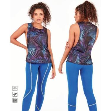 Imagem de Camiseta Regata Alto Giro Feminina Dry Fit Graphic Esportiva, Preto, A