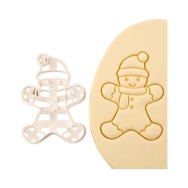 Imagem de Conjunto De Cortadores De Biscoito De Homem De Gengibre De Natal 1 Peç