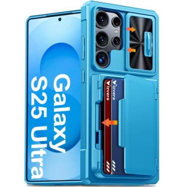 Imagem de Capa de Telefone Vizvera com Carteira para Samsung Galaxy S25 Ultra