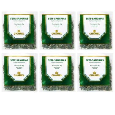 Imagem de Chá Sete Sangrias Natural Kit 6 Pacotes Chamel