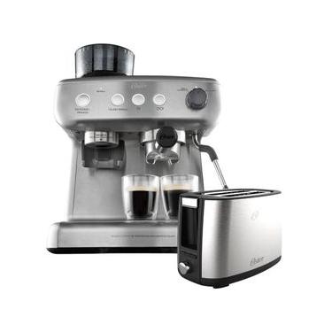 Imagem de Kit Cafeteira Espresso Xpert Perfect Brew 2,8L com Moedor e Torradeira Inox 220V Oster