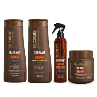 Imagem de Kit Queravit Bio Extratus Shampoo + Condicionador + Máscara