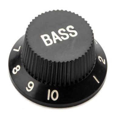Imagem de Knob Plástico Instrumentos (4 Unidades) Spirit PST-BASS-BK - SPIRIT GU