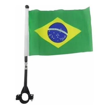 Imagem de Bandeira Brasil 14x20cm para Motos - DOLLAR BRASIL