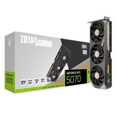 Imagem de Placa de Vídeo Zotac Gaming RTX 5070 Solid OC 12GB GDDR7 192bits ZT-B5