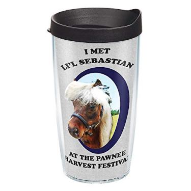 Imagem de Tervis Feito nos EUA com paredes duplas parques e recreação copo isolado mantém as bebidas frias e quentes, 473 g, Lil Sebastian