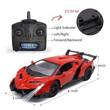 Lamborghini De Controle Remoto Carrinho Corrida 7 Funções - ShopJJ