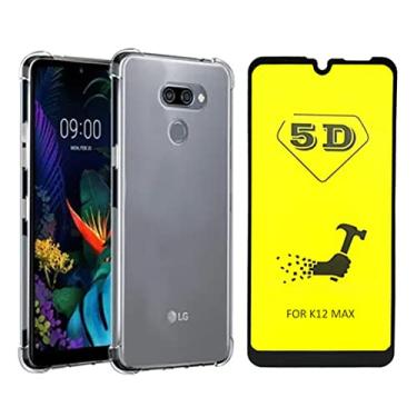 Imagem de Capa Antichoque + Película Gel 5D Compatível com LG K12 Max X520BMW