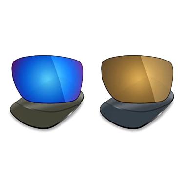 Imagem de Mryok 2 pares de lentes polarizadas de substituição para óculos de sol Oakley Turbine – opções