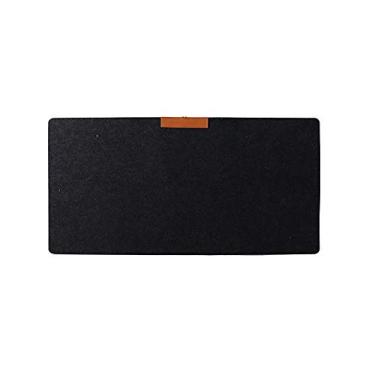 Imagem de Mouse pad para computador, multifuncional grande feltro para jogos, mouse pad para escritório, mesa e laptop - preto
