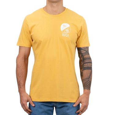 Imagem de Camiseta rvca Hi Dez Masculina Amarelo Escuro